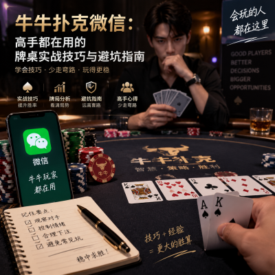 牛牛扑克微信:高手都在用的牌桌实战技巧与避坑指南