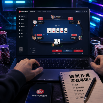 http://wepoker.me 德州扑克线上平台实战解析:从菜鸟到老手的必经之路