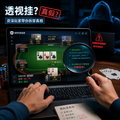 wepoker透视挂真的假的?资深玩家带你拆穿真相
